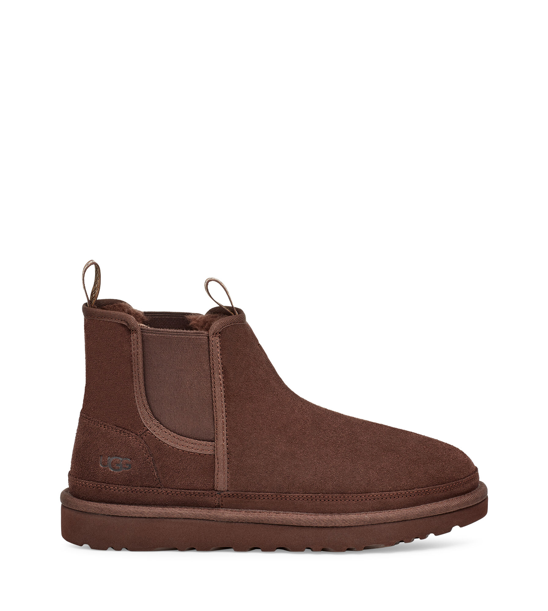 Ugg fur lined chelsea boots clearance