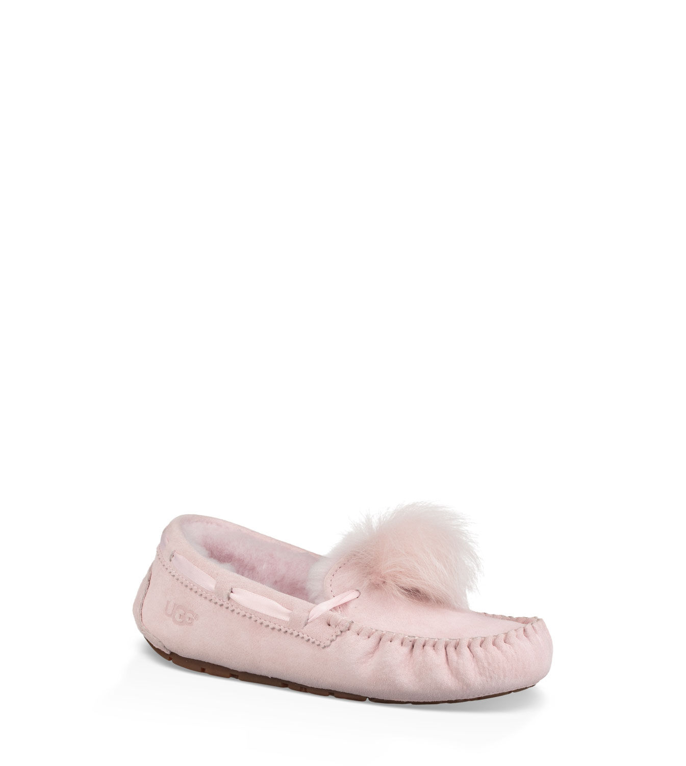 ugg pom pom slippers pink