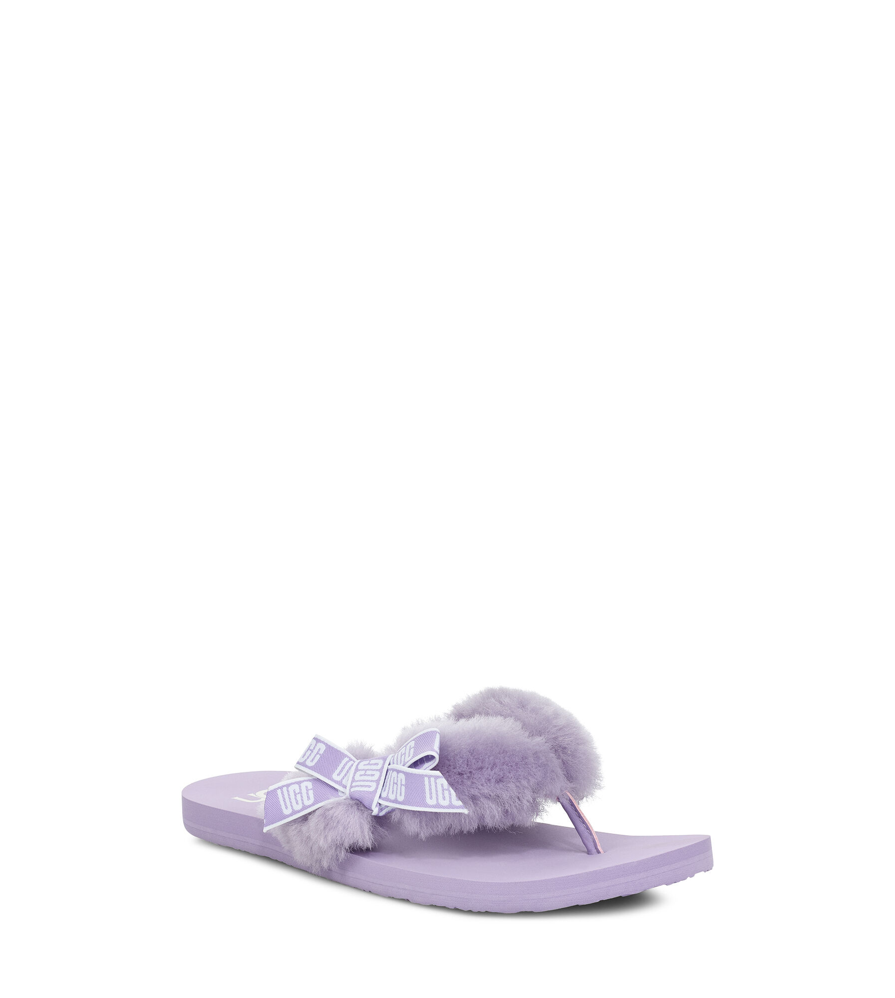 Sunset graphic flip flop