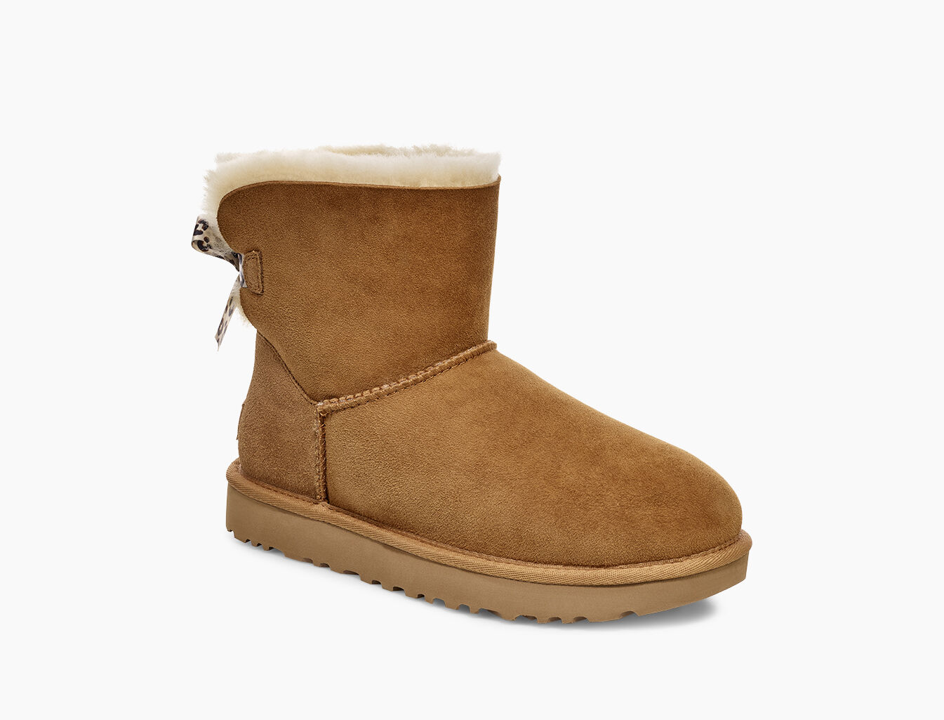ugg boots mini bailey bow grau