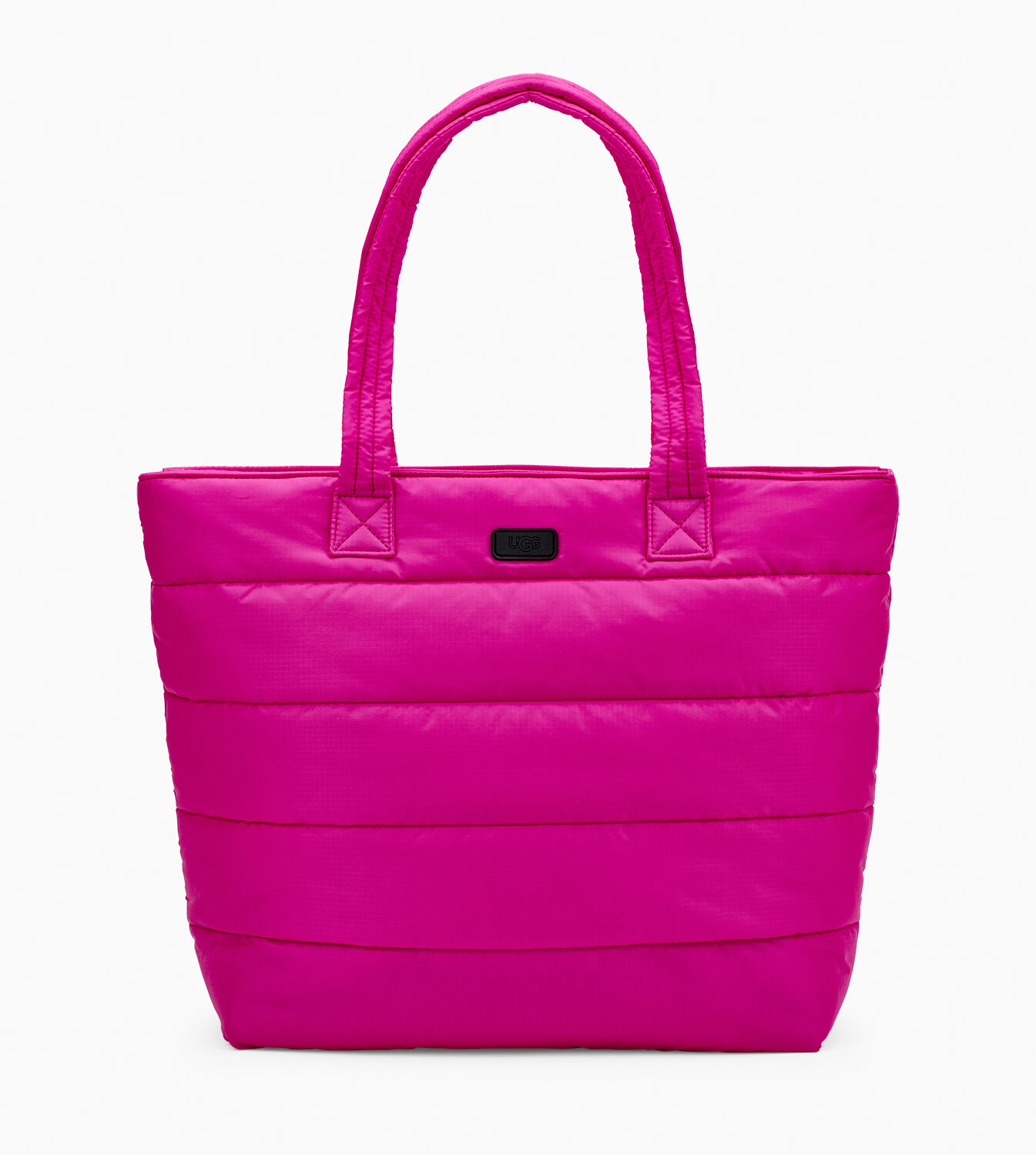 nylon puffer tote bag