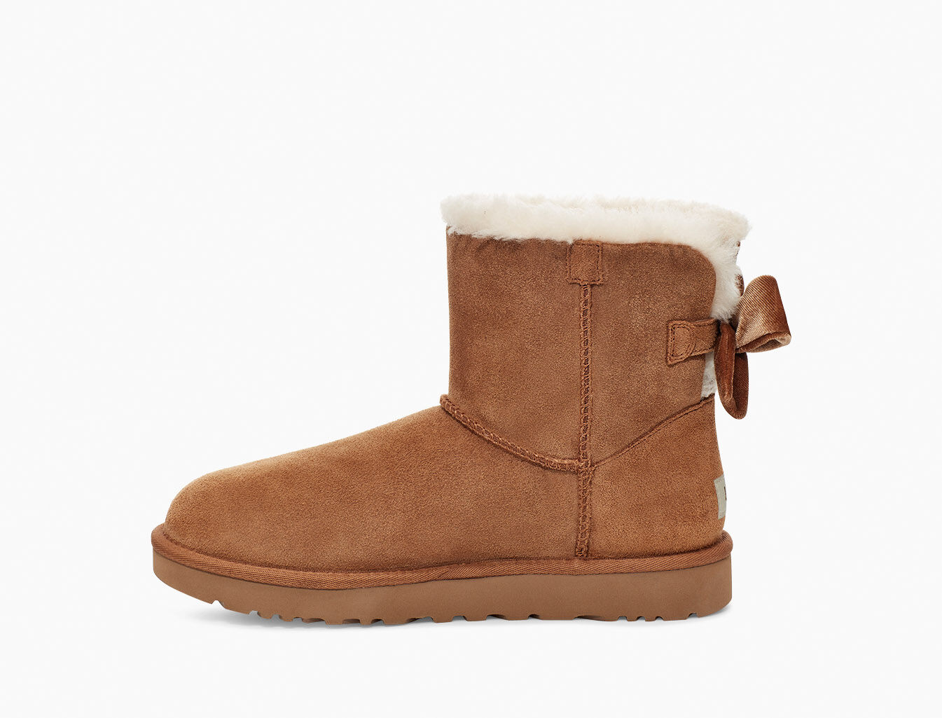 UGG® Mini Bailey Bow Velvet Ribbon Boot 