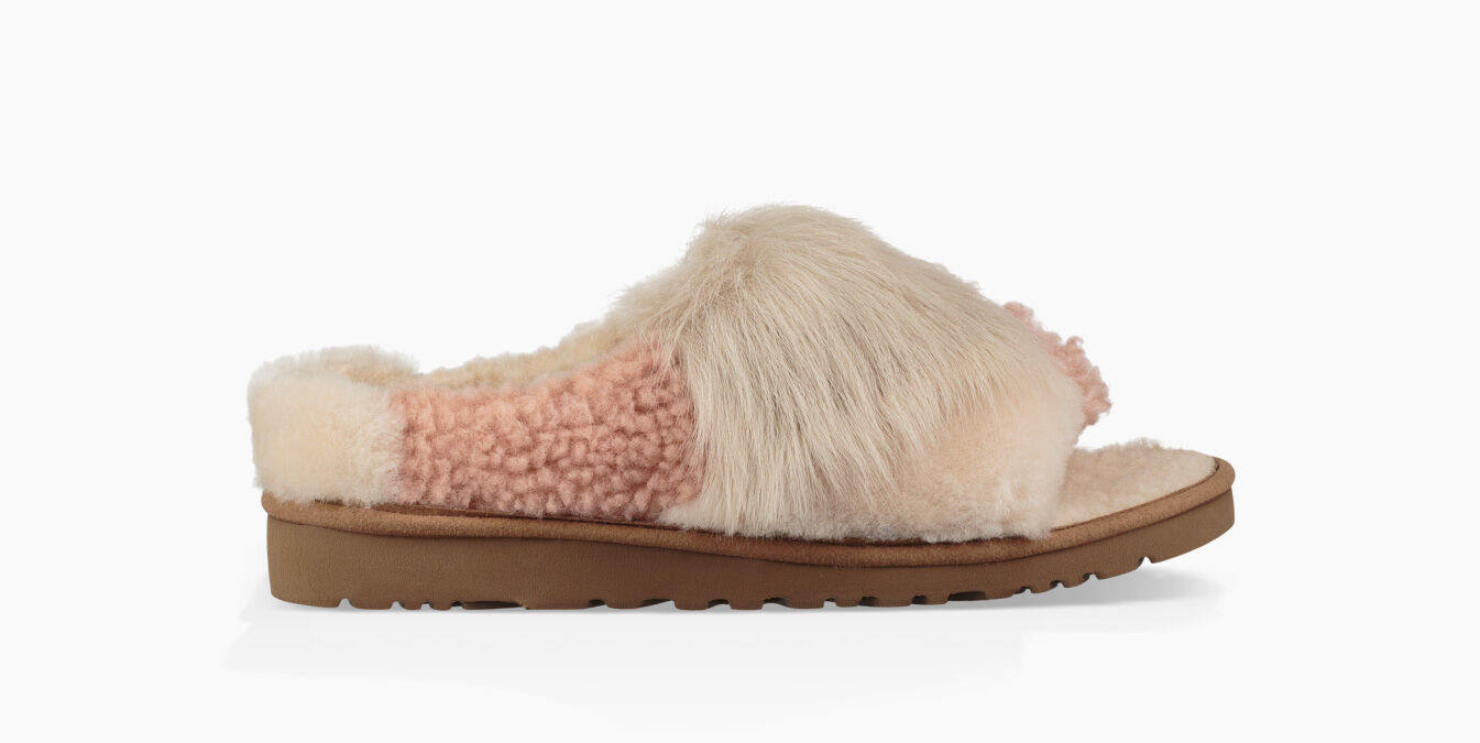 UGG® Patchwork Fluff Slide for Women 