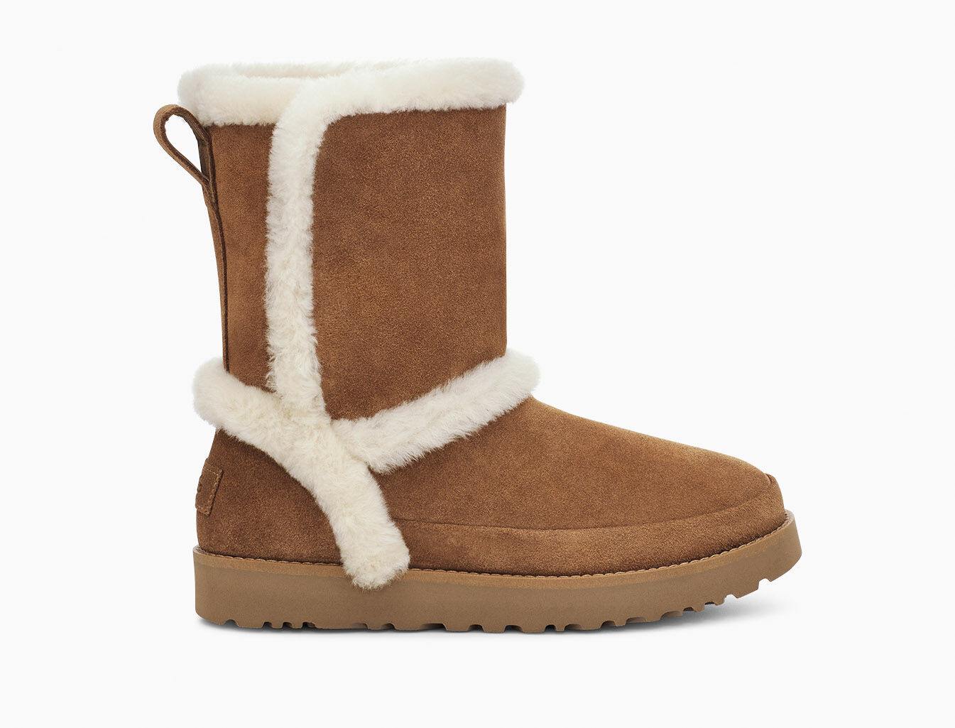 ugg classic short spill seam boot