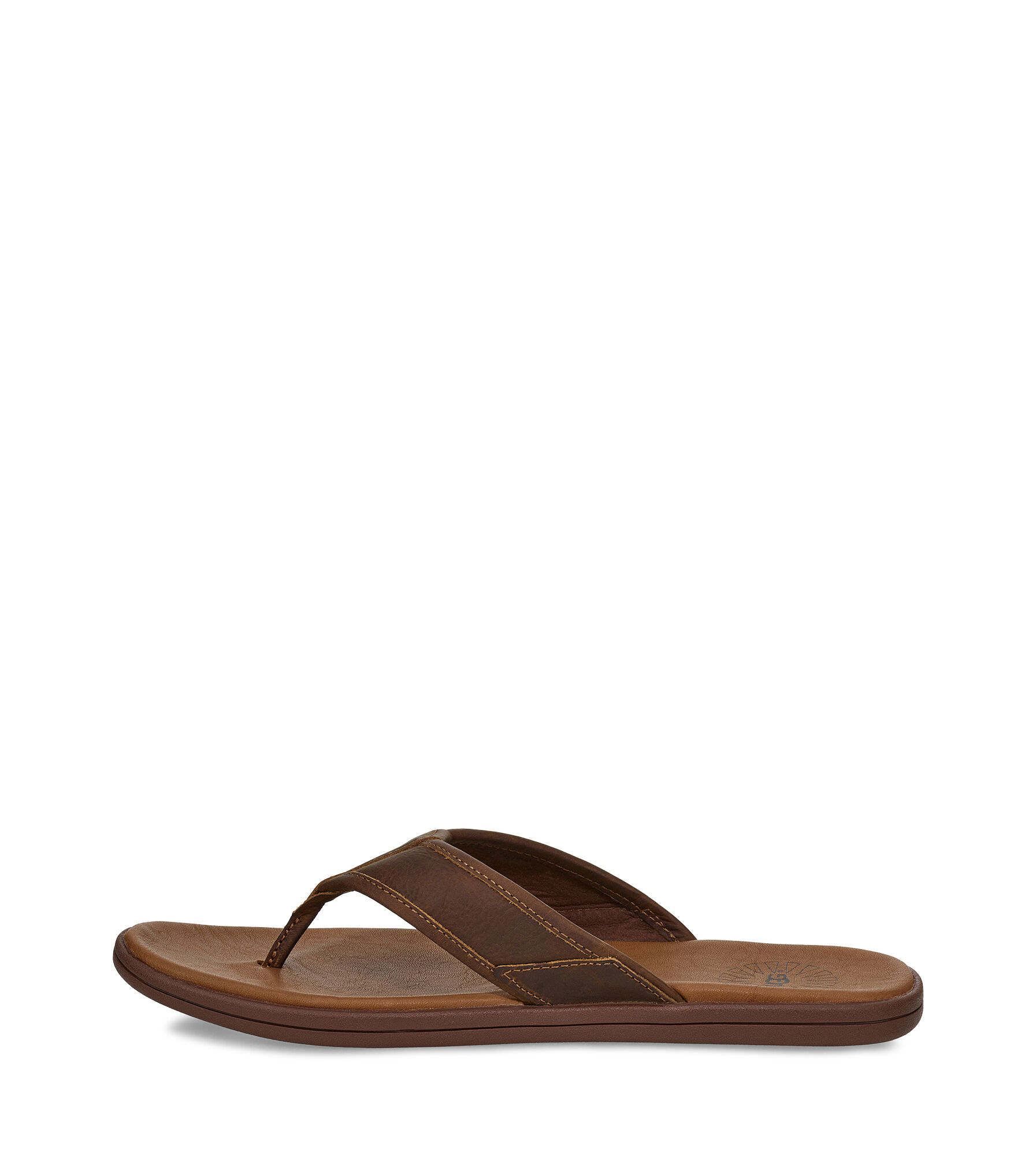 ugg leather flip flops