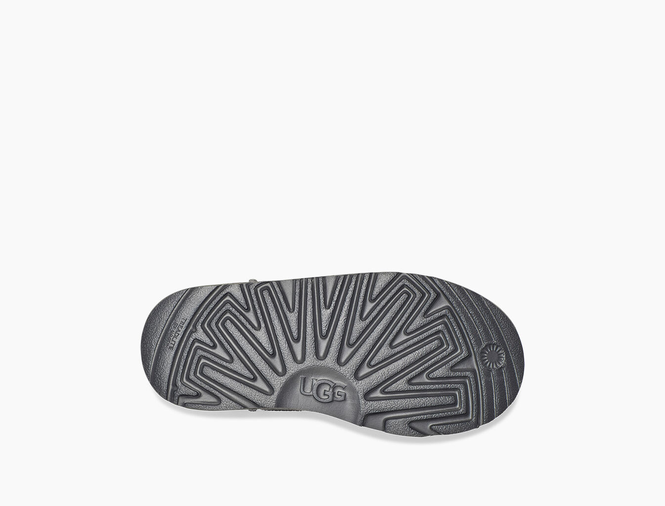 ugg classic cuff mini grey