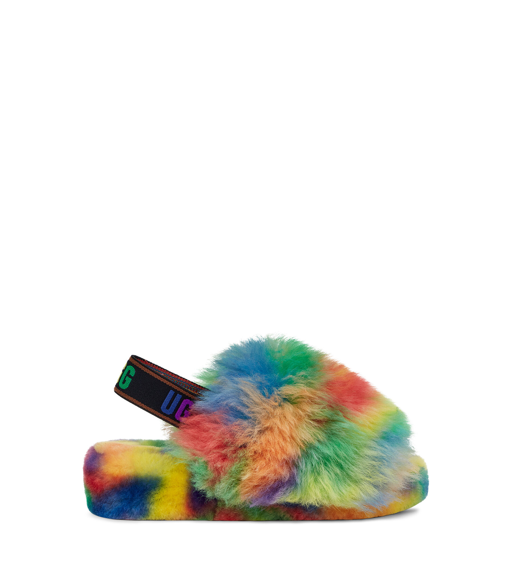 ugg fuzzy slides