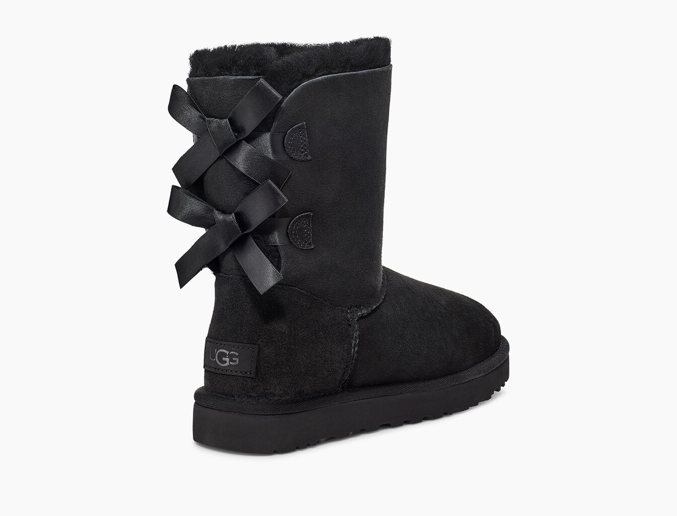 Black uggs bow clearance