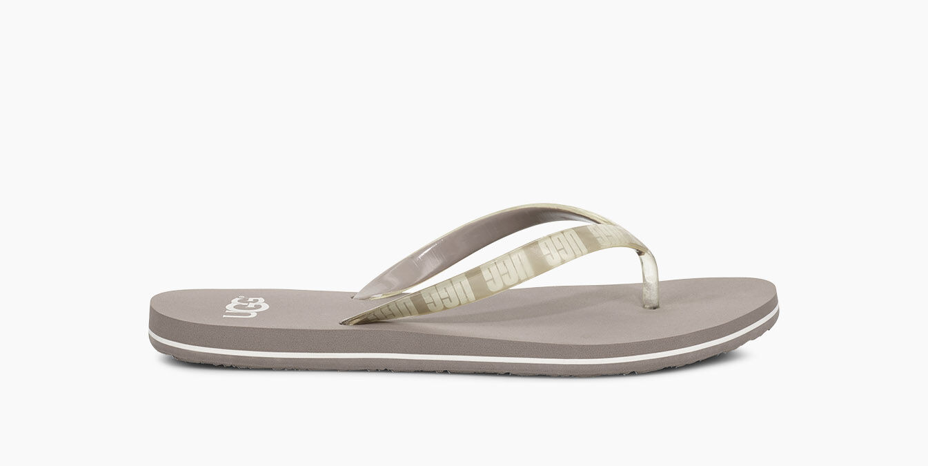 ugg simi graphic flip flop