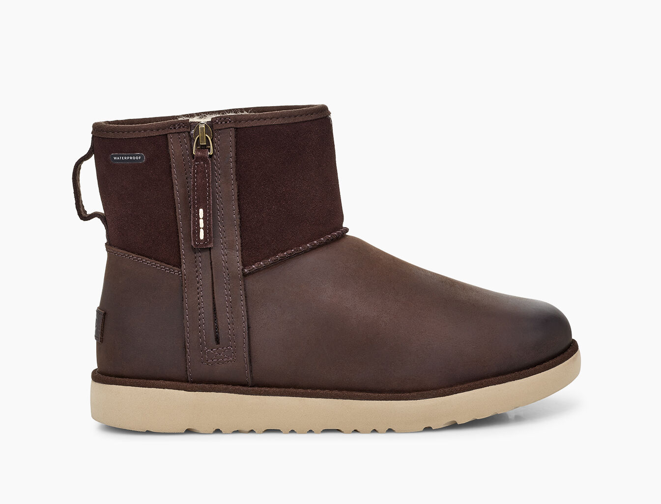 ugg men's classic mini zip waterproof boot