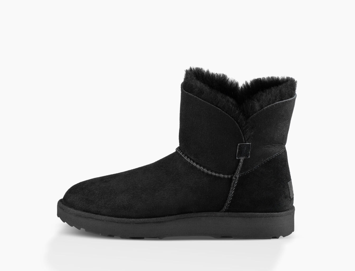 ugg classic cuff mini black