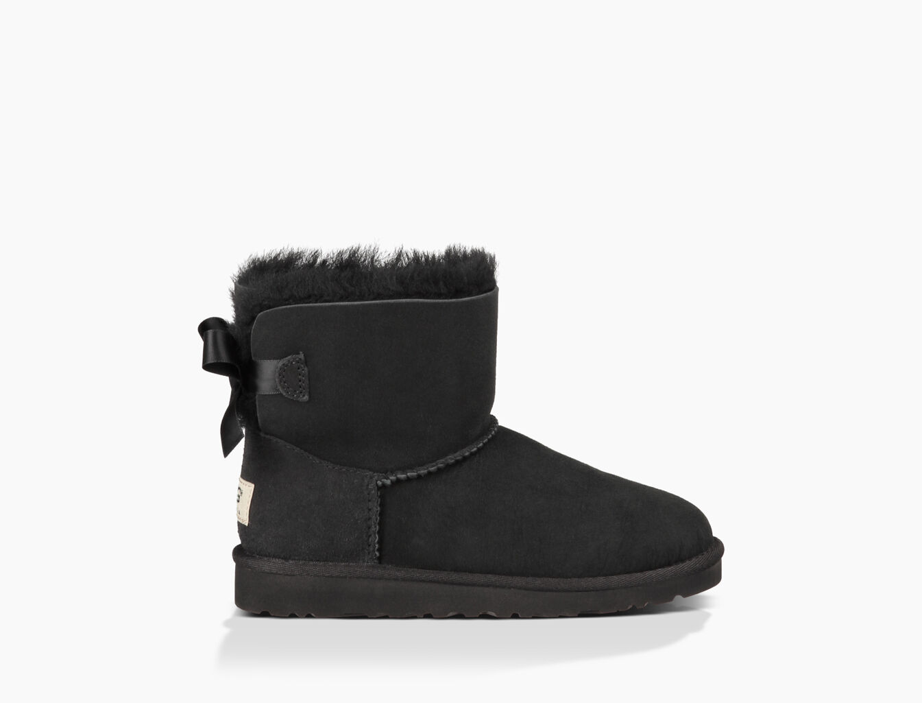 mini bailey bow uggs black