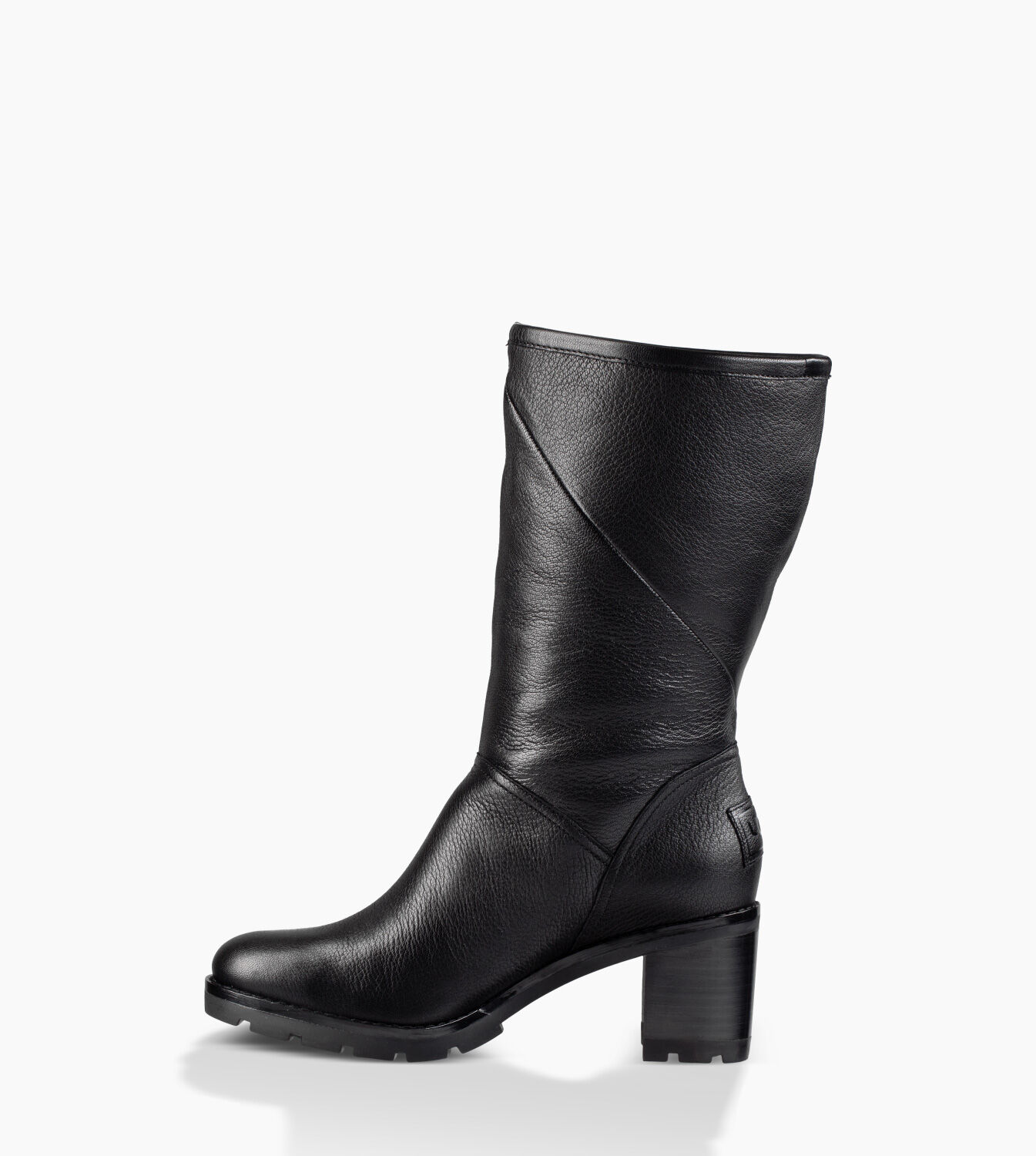 ugg womens jessia heeled boots black