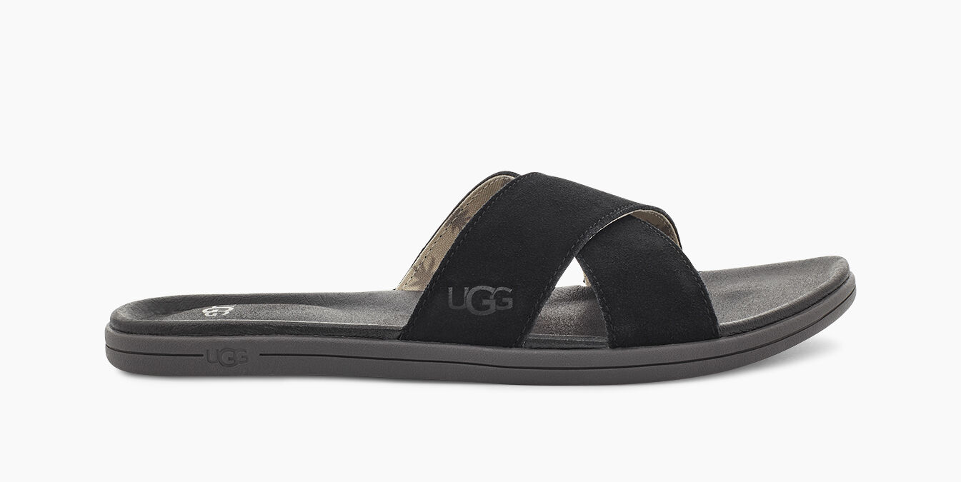 ugg tan brookside slide sandals