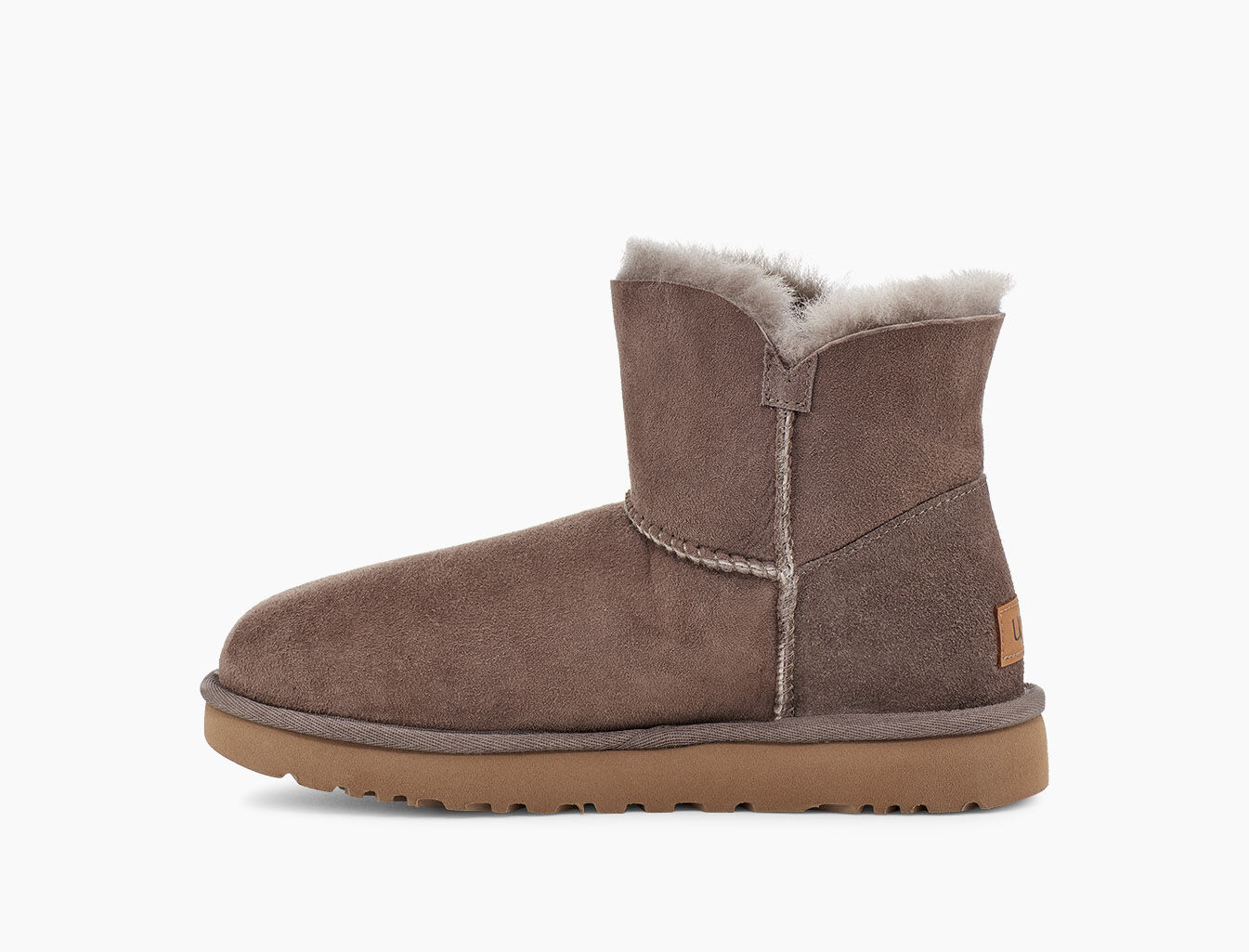ugg mini bailey button ii chestnut boots