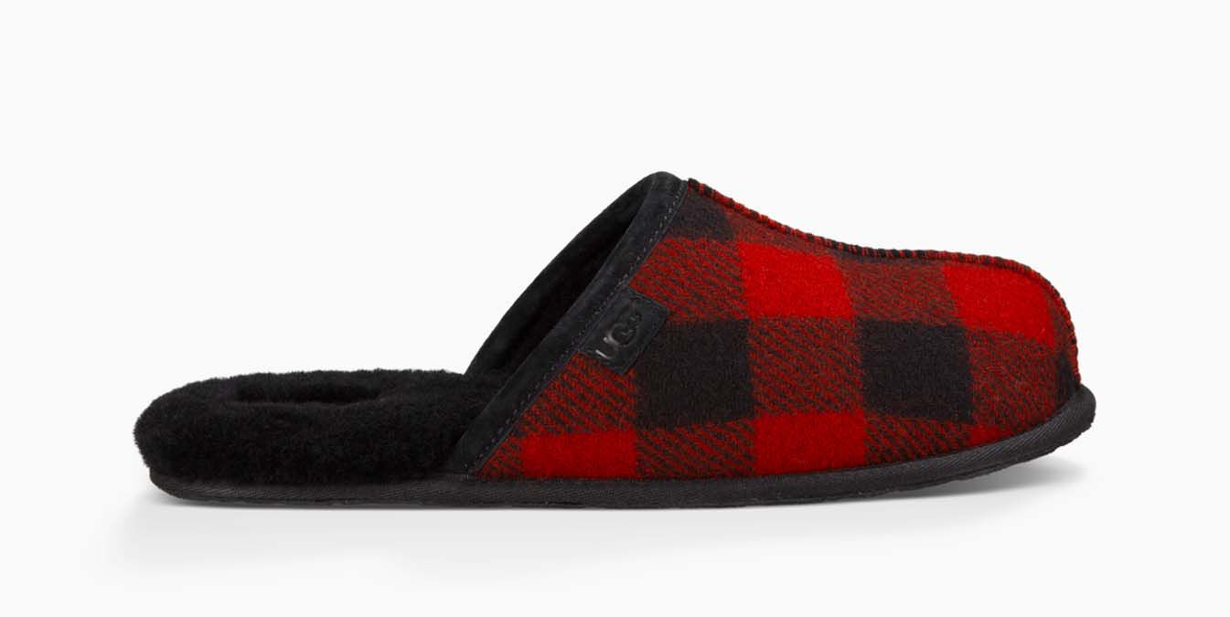 ugg men's plaid slippers