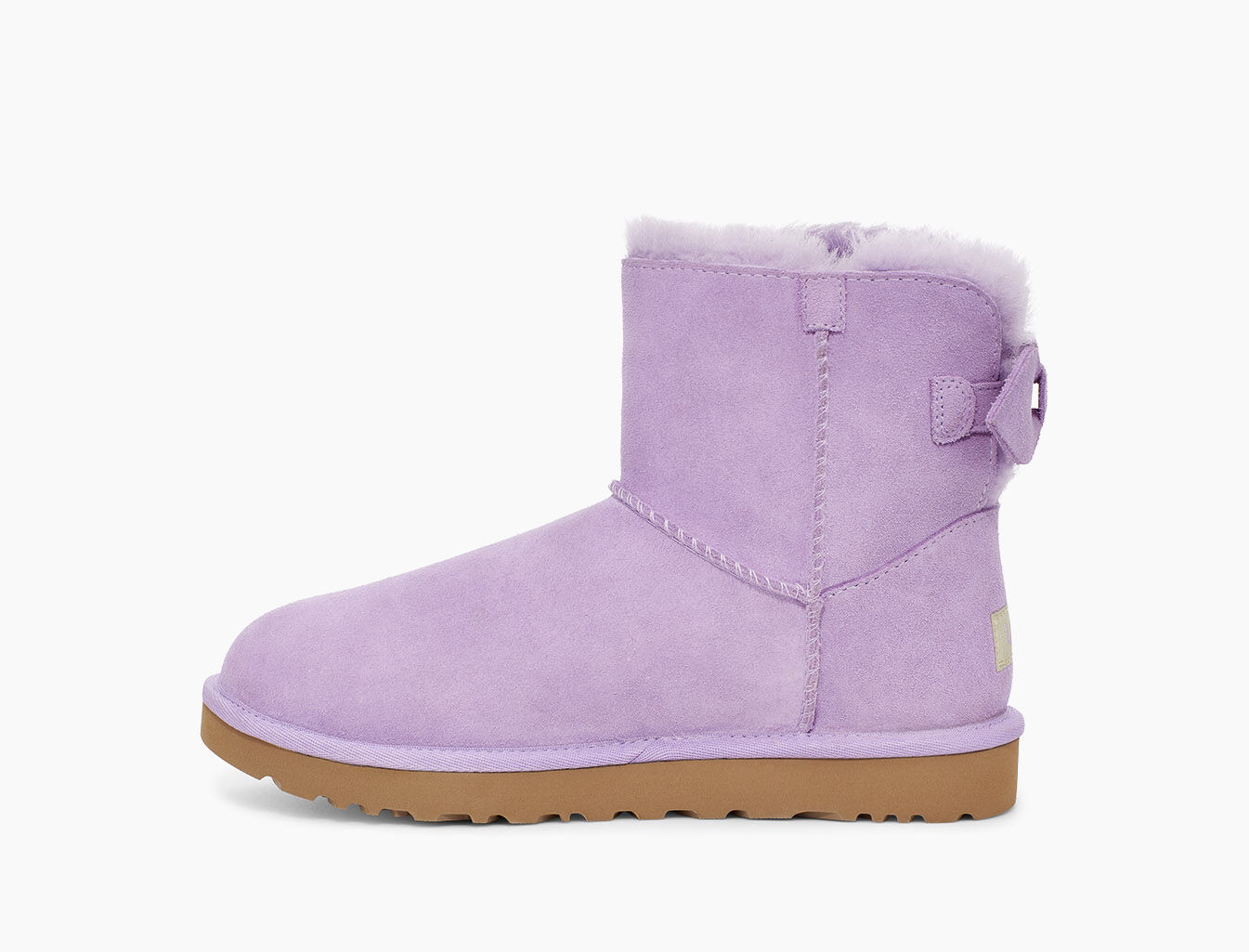 ugg suede bow mini