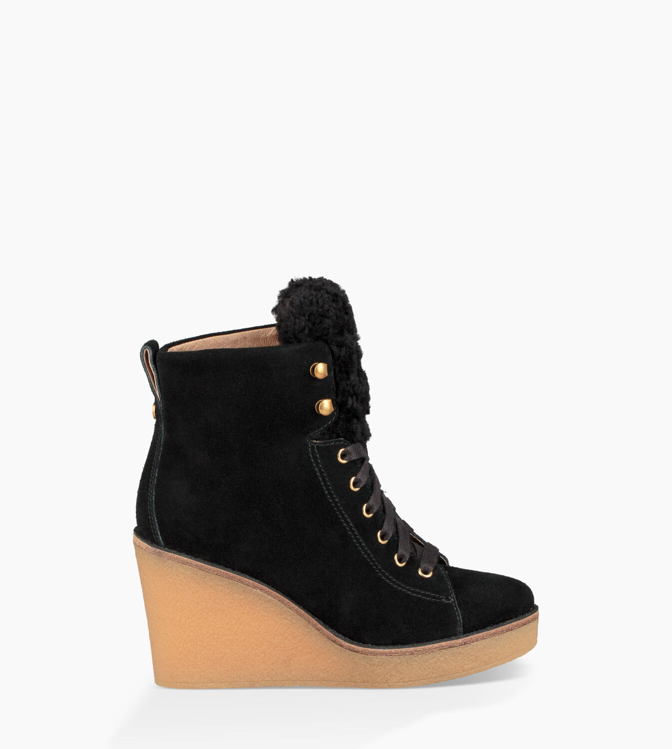 ugg black flat shoes