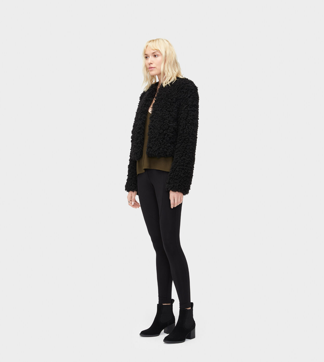 ugg lorrena faux fur jacket