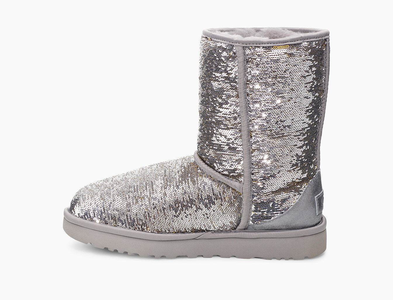 ugg silver sequin boots