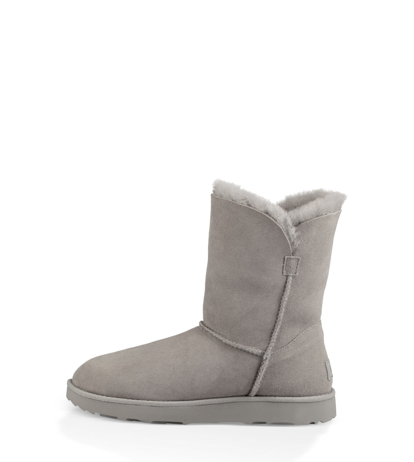 ugg classic cuff short grau