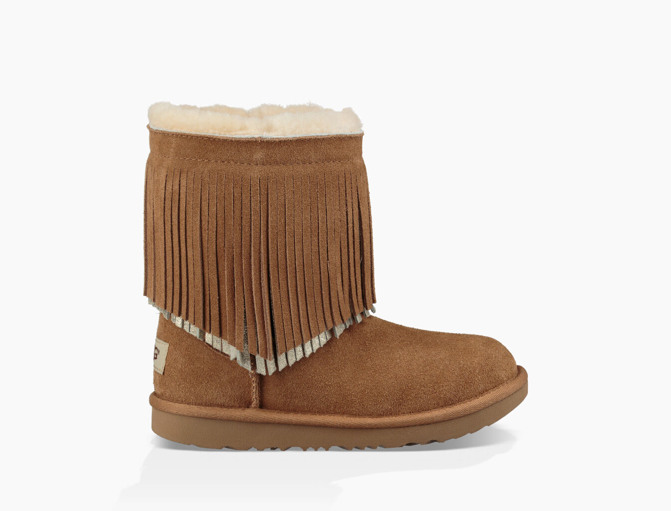 ugg ankle boots with fringe