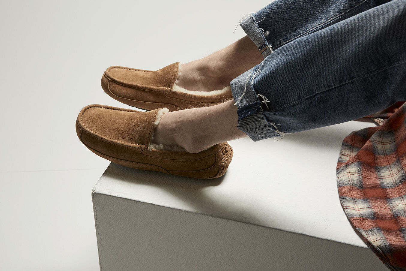 mens ugg ascot slippers chestnut