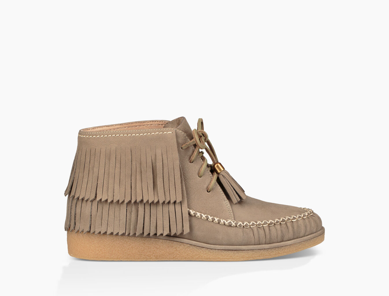 ugg caleb leather wedge bootie