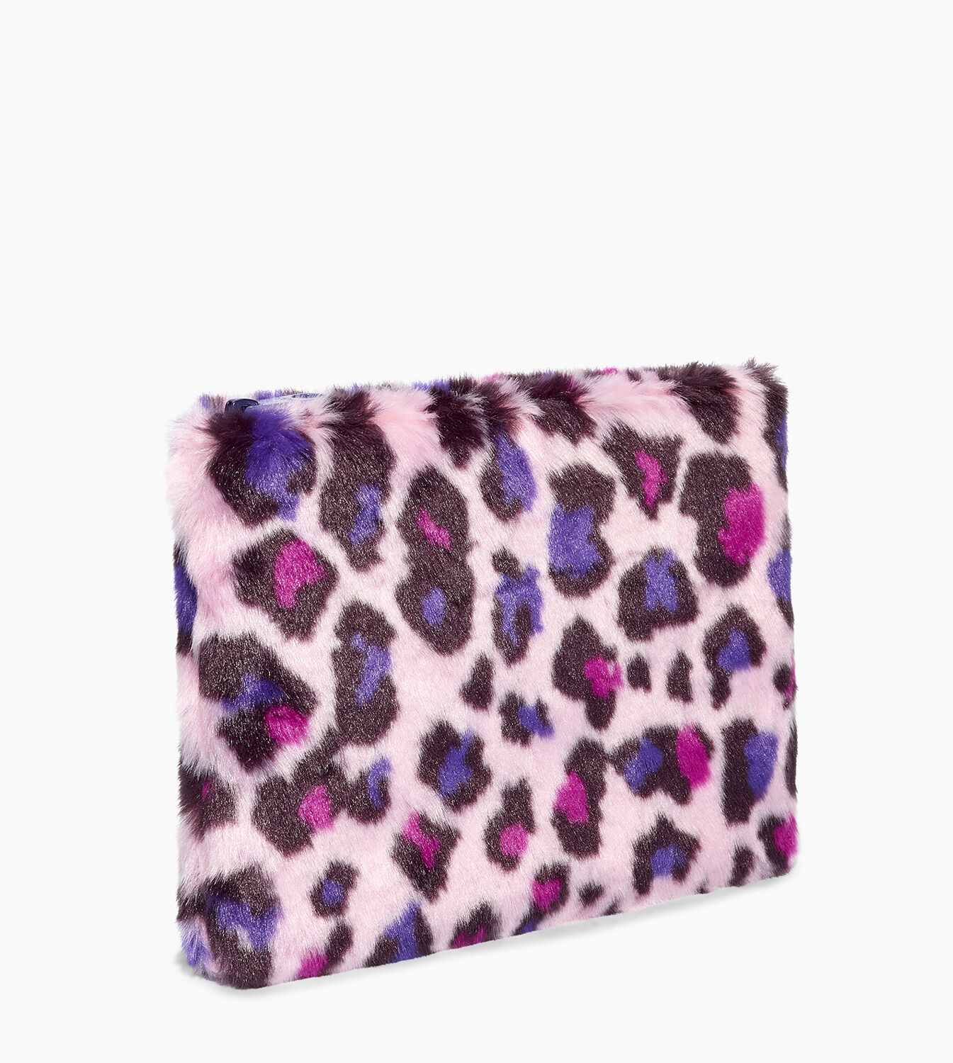 Faux Fur Medium Zip Pouch
