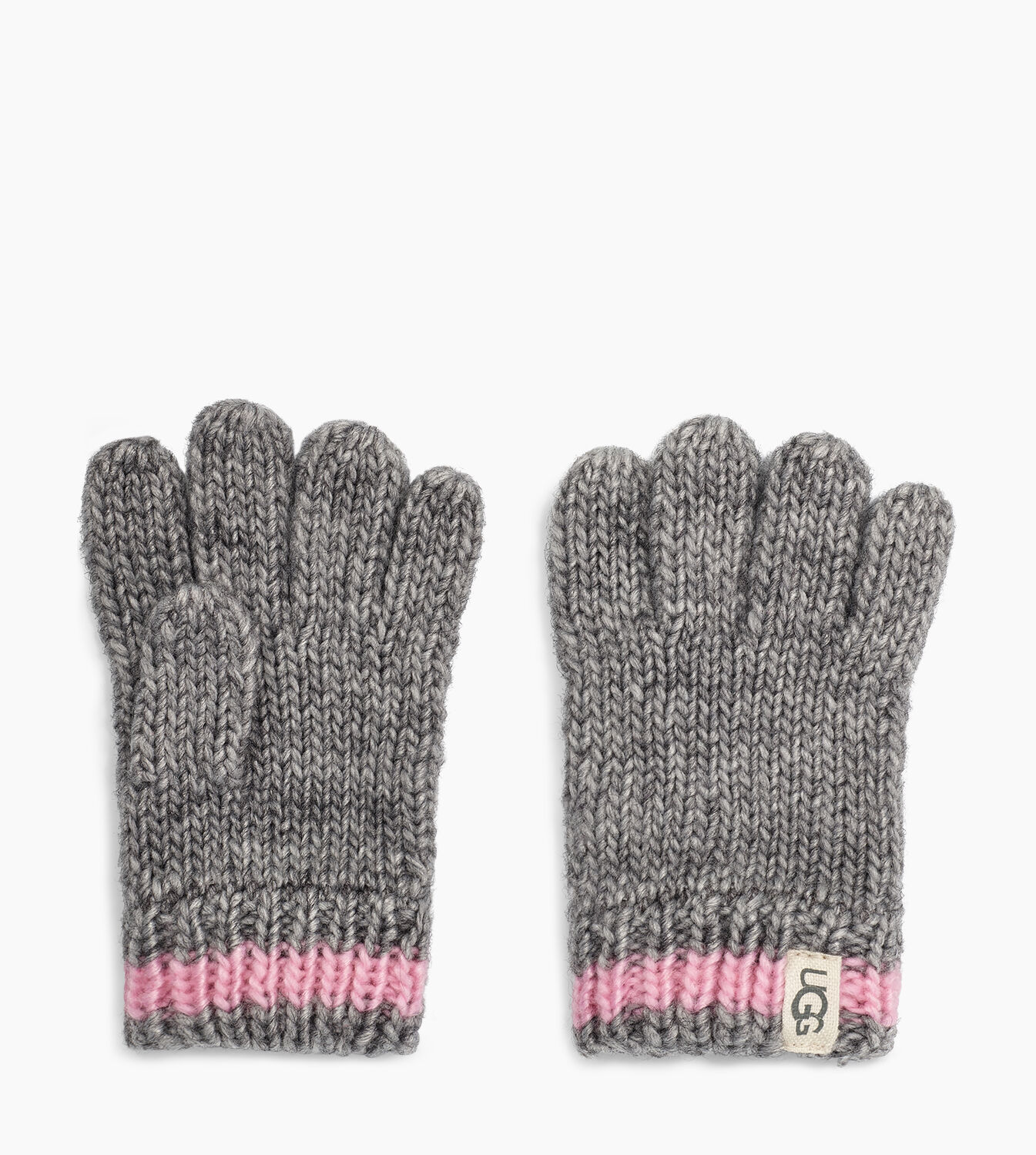 Chunky Stripe Knit Glove