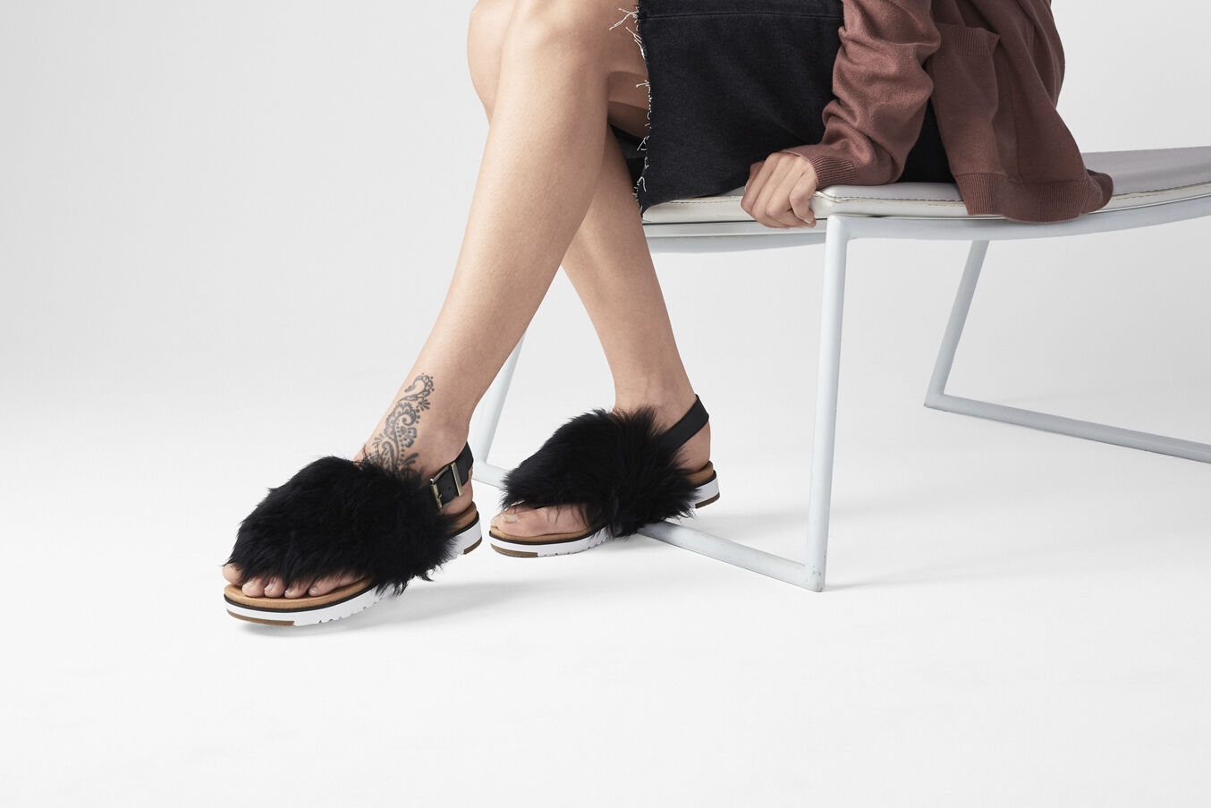 ugg slides with strap
