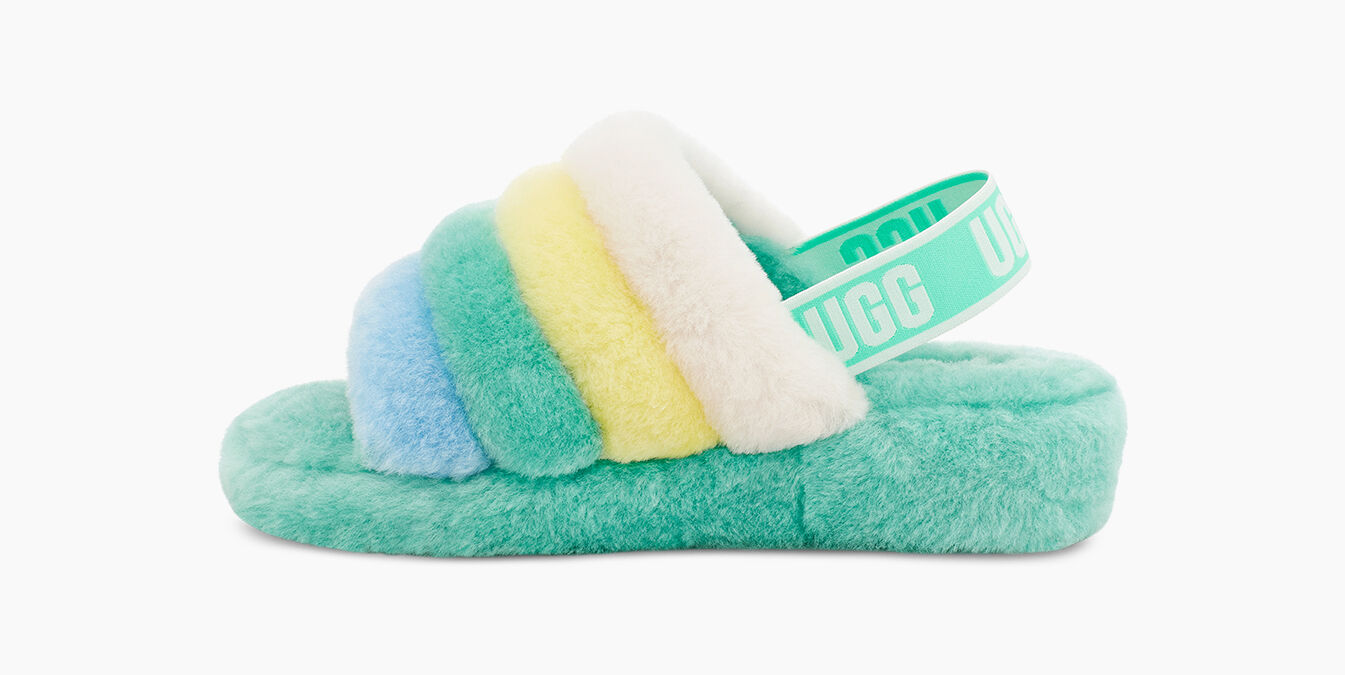 fluff ugg slides