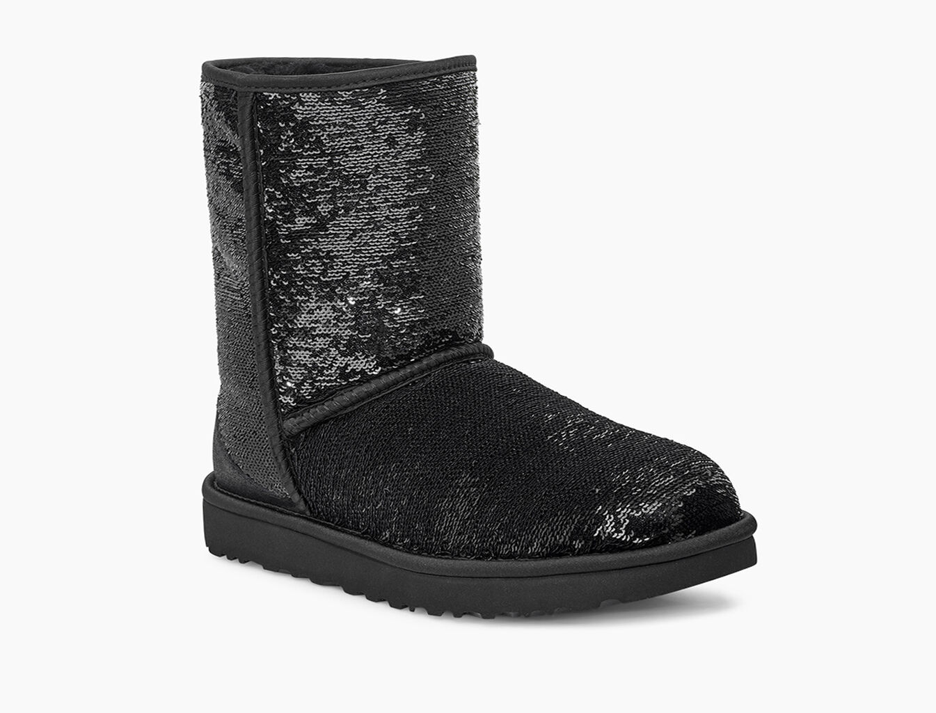 ugg black sequin boots
