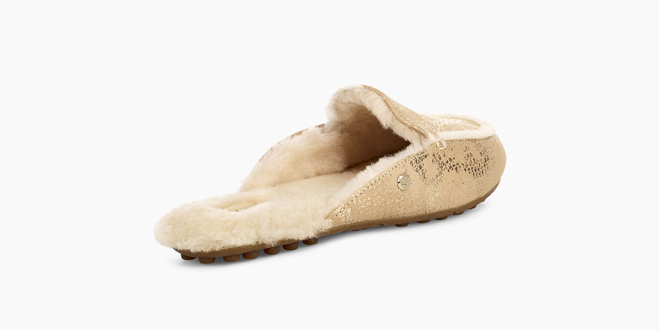 ugg lane metallic snake loafer
