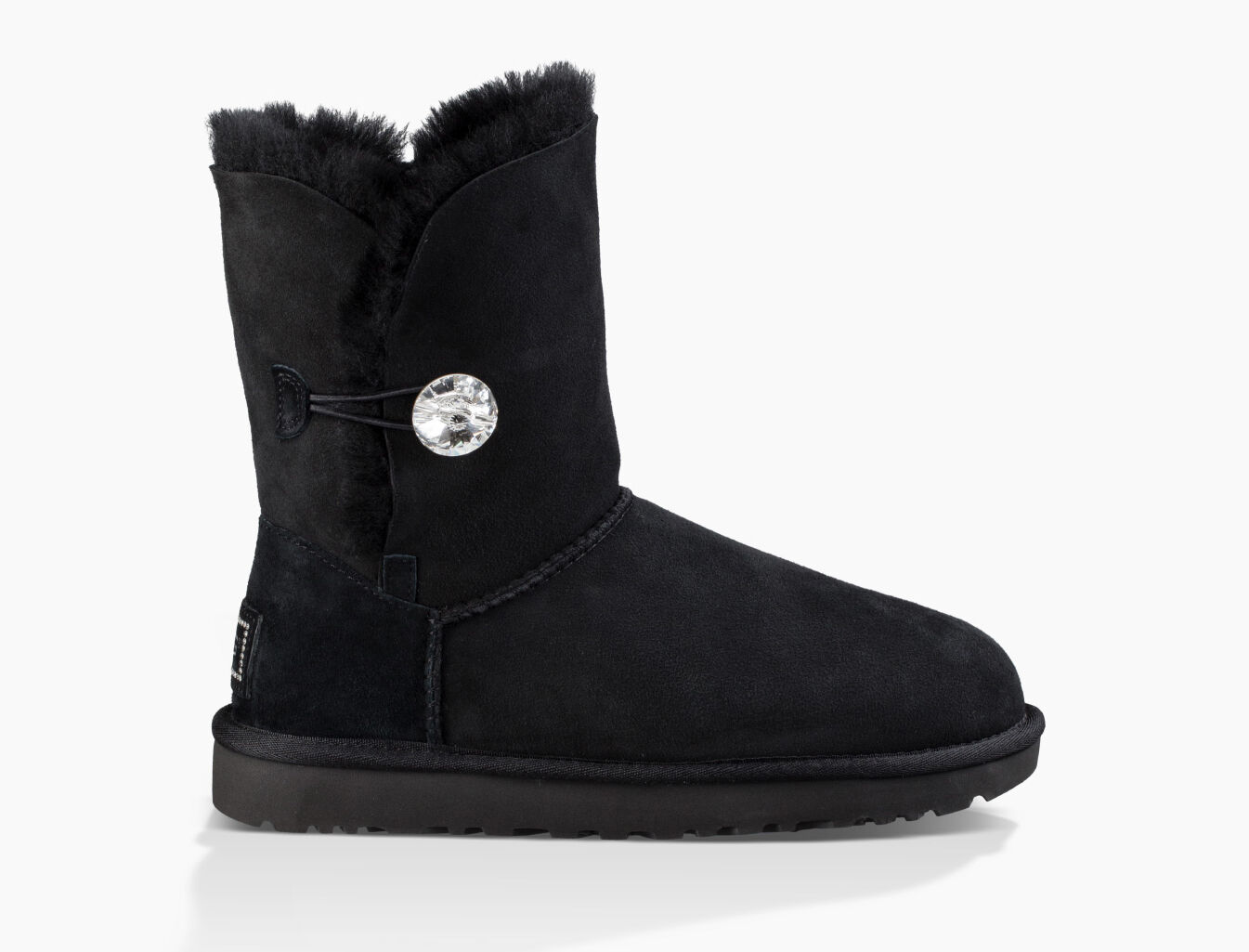 black uggs with buckle