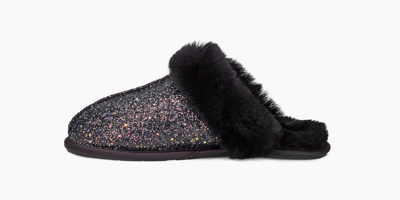 scuffette ii cosmos chunky glitter slippers