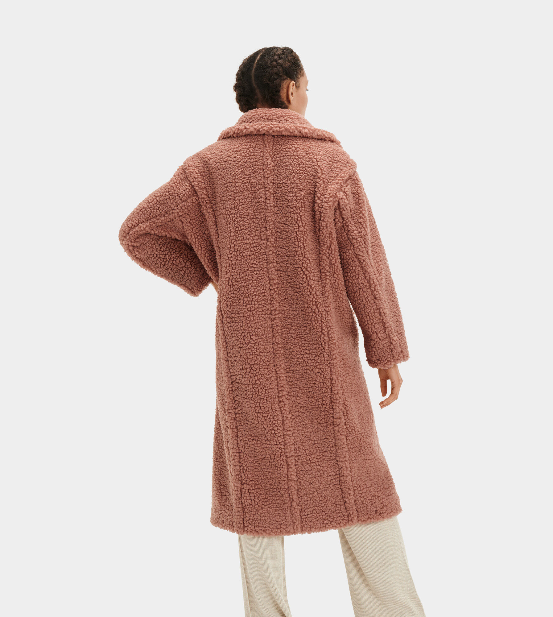 UGG® Gertrude Long Teddy Coat for Women | UGG® Switzerland