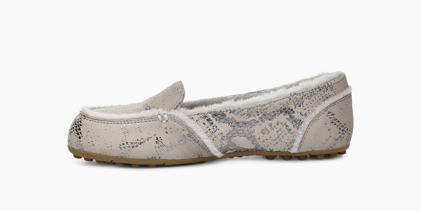 ugg hailey metallic snake loafer