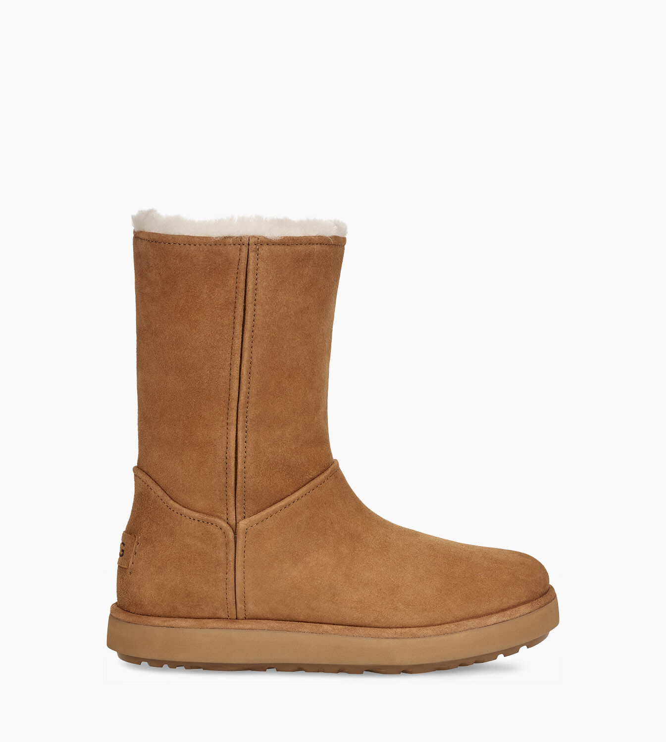 Ugg classic short wool lined leather boot online