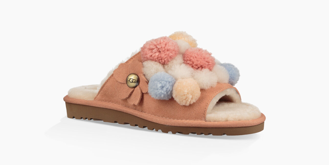 Ugg pom pom sliders Clearance