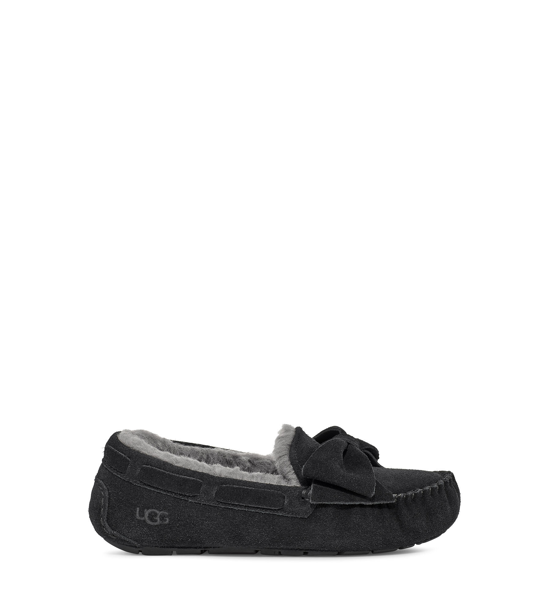 ugg dakota leather bow slipper