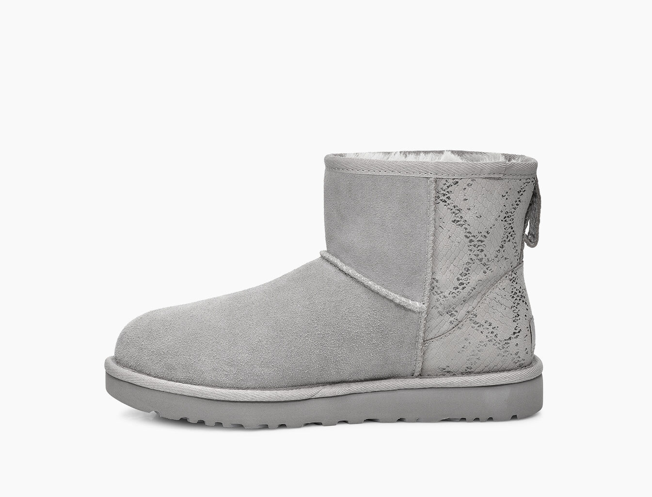 classic mini metallic snake boot ugg