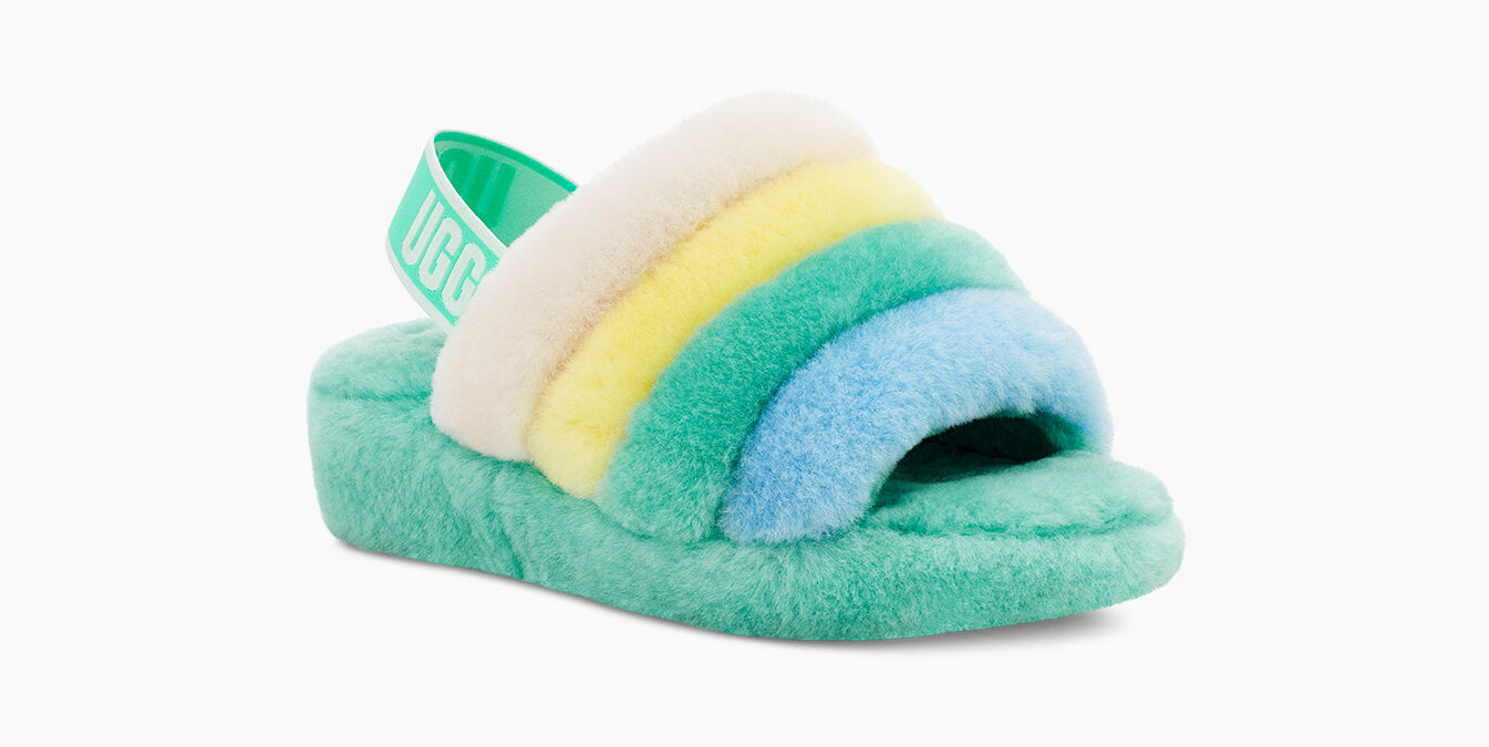 ugg fluff yeah slippers yellow