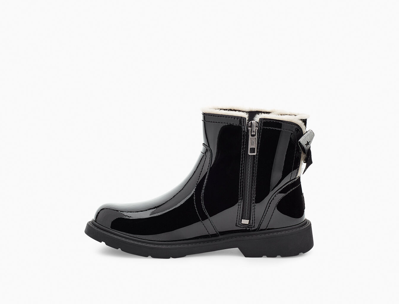 ugg black patent boots