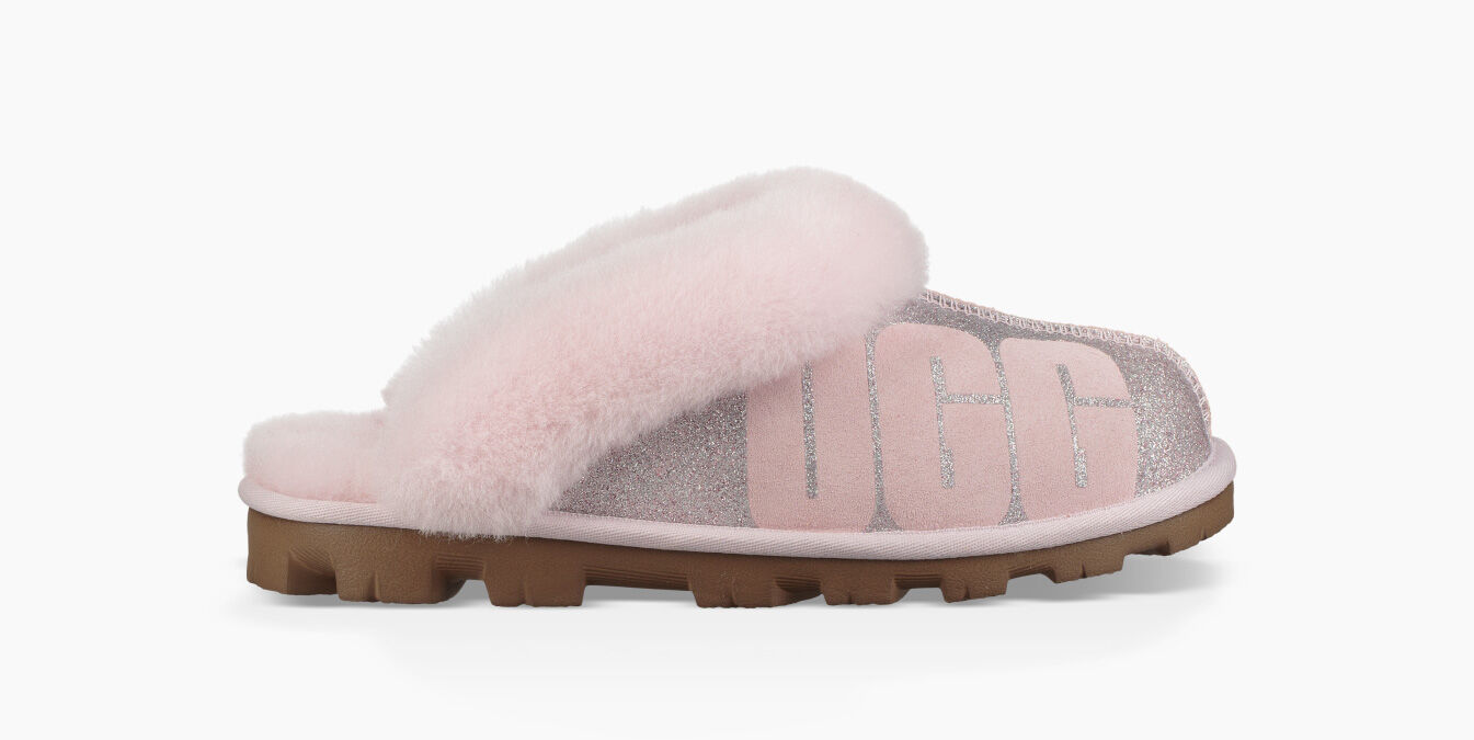 women's glitter slippers