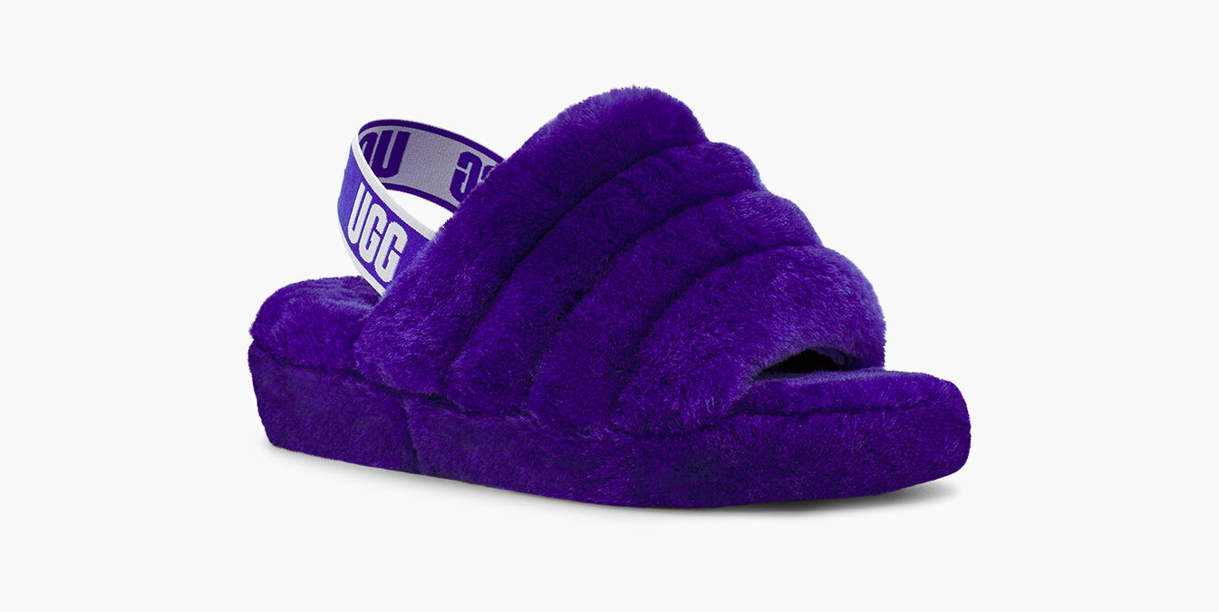 uggs slides purple