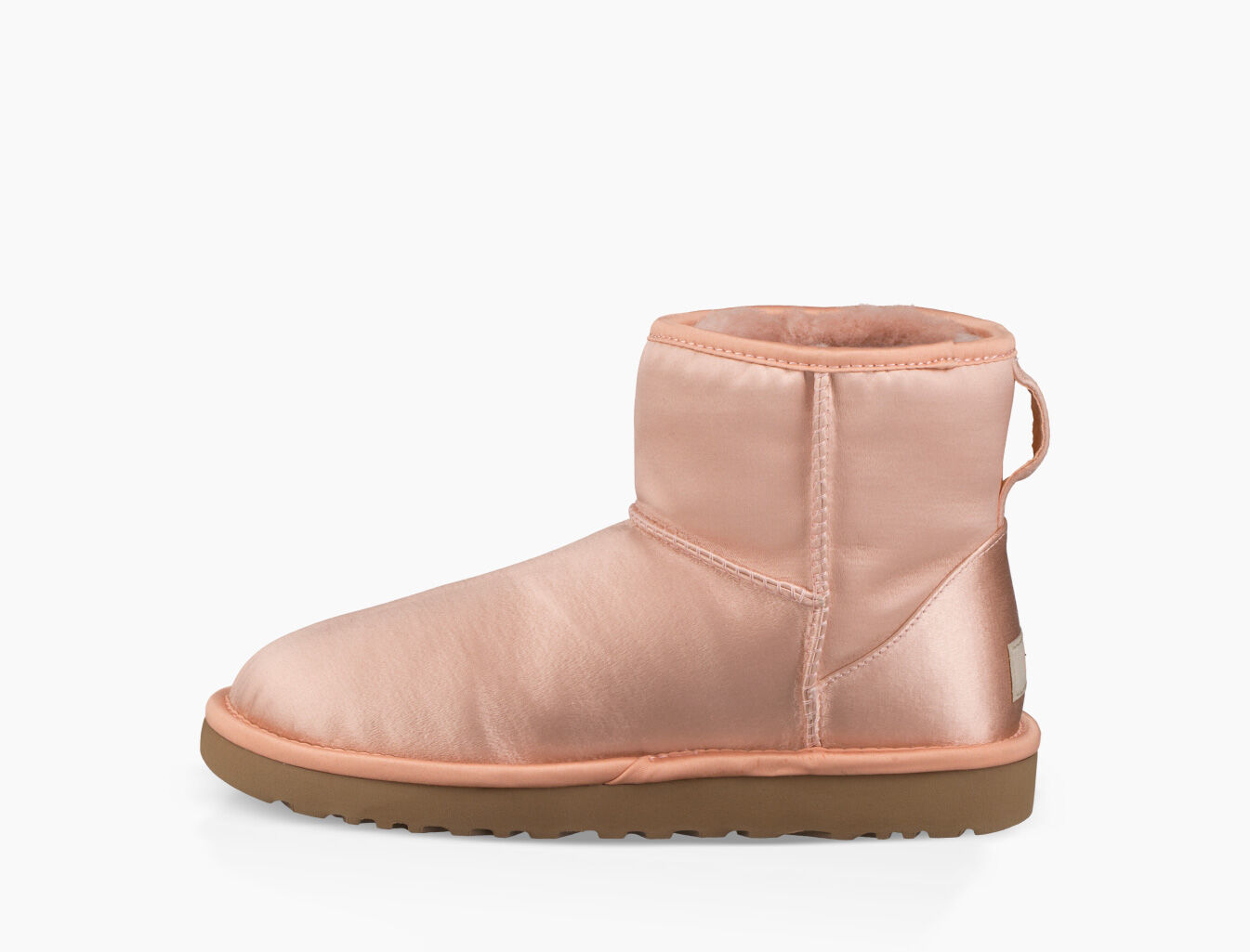 classic mini satin boot