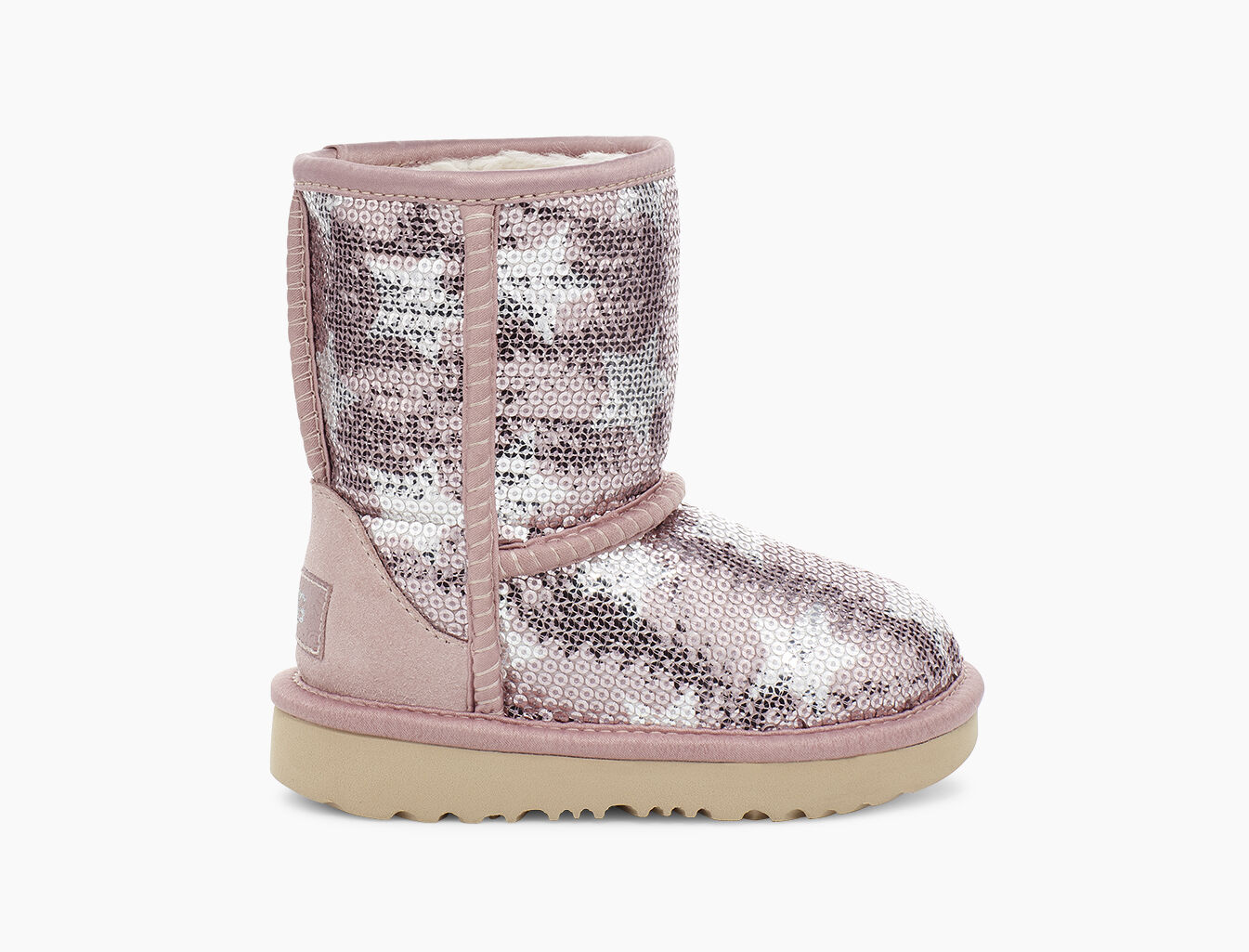 ugg classic short ii glitter boot