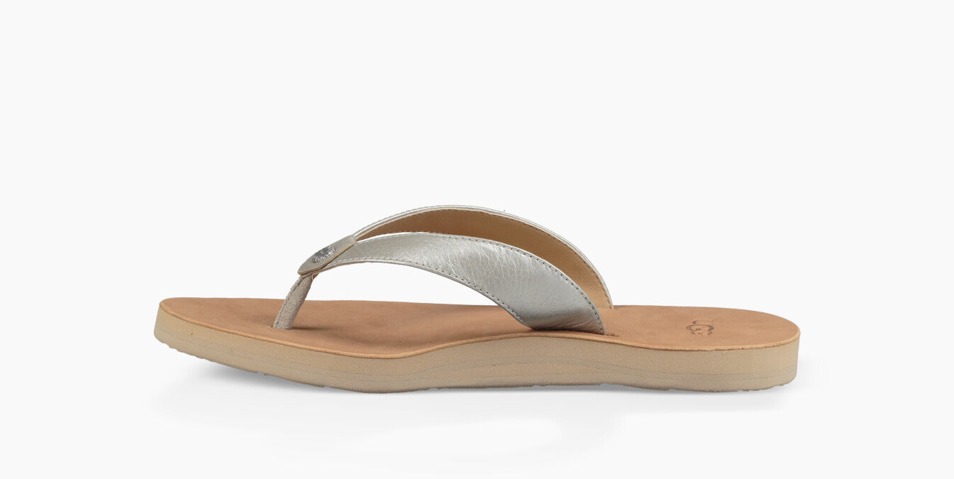 ugg tawney flip flop silver
