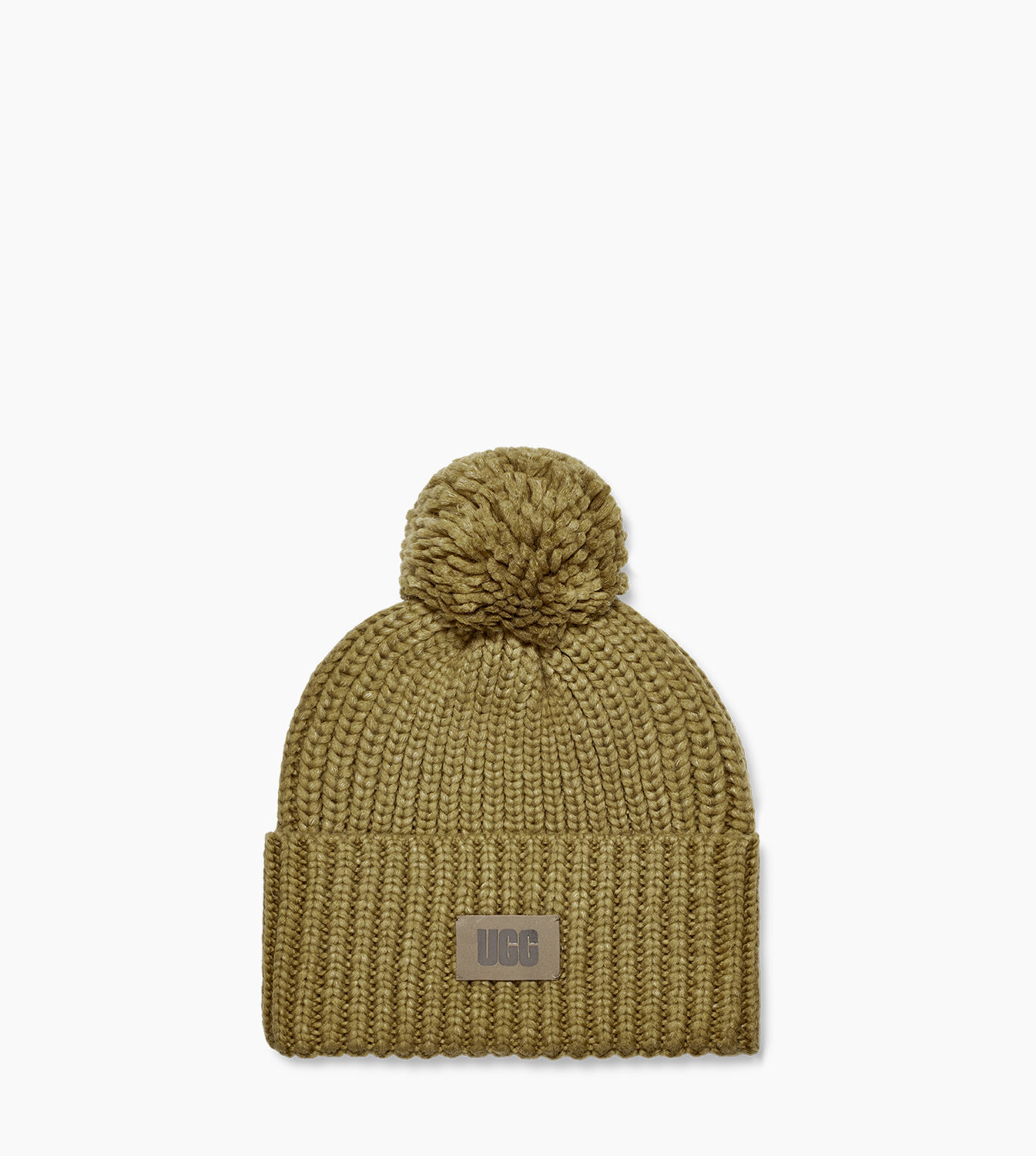 Chunky rib knit beanie clearance